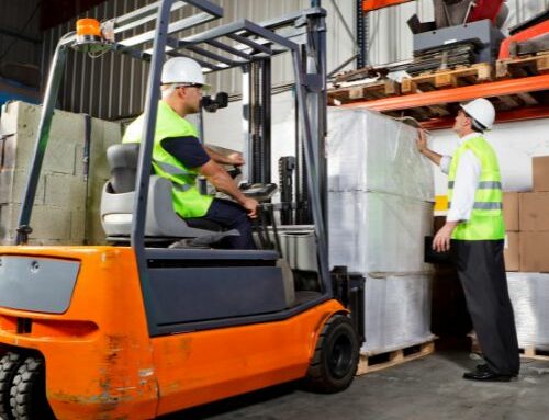 Carrelli elevatori usati per magazzini logistici in Ticino